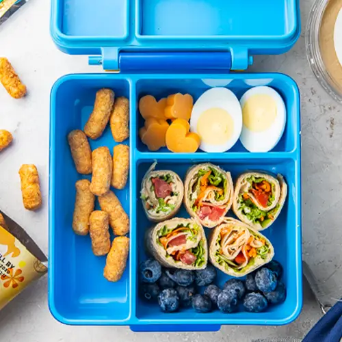 vegetarian foods in a bento box