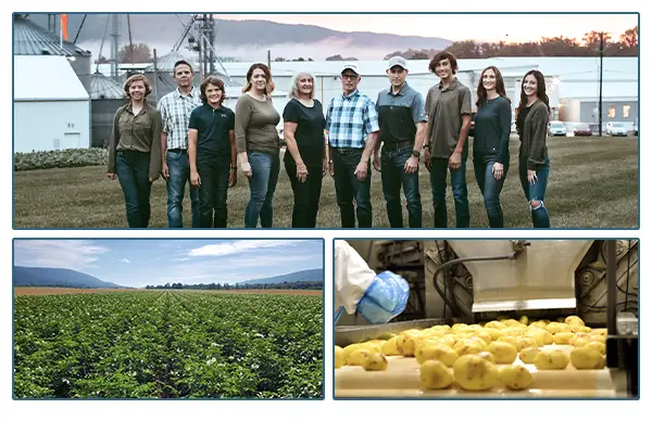 Sterman Masser family group photo at their farm.