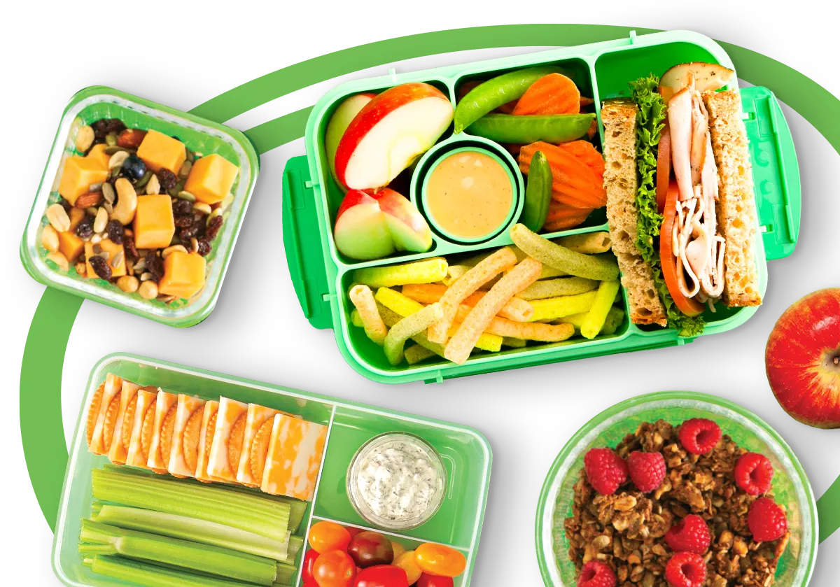 on-the-go lunch and snack foods