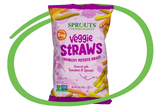 sprouts veggie straws