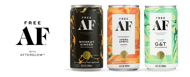 Free AF logo next to product variety
