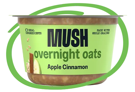 Apple Cinnamon Mush Overnight Oats