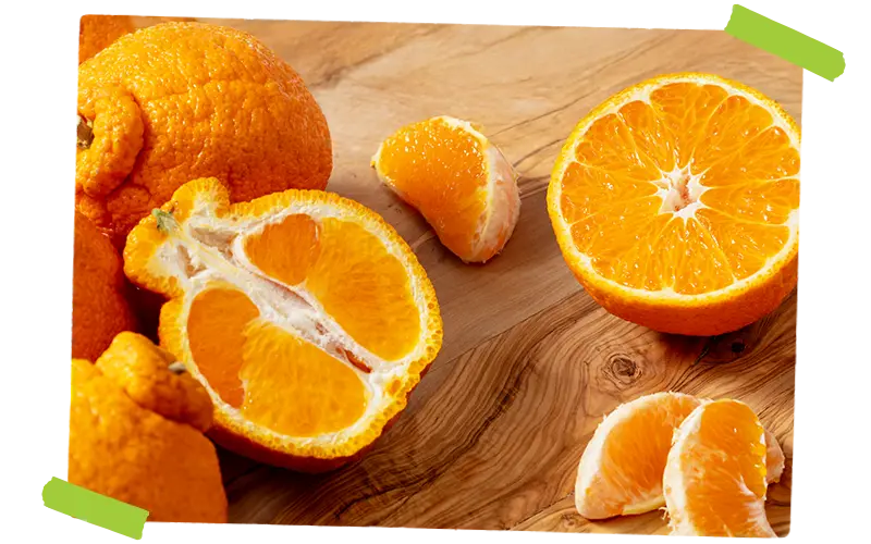 Sumo Citrus on a wooden table