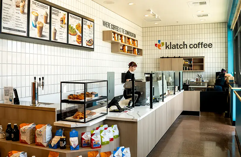 Klatch coffee storefront