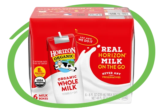 Horizon milk cartons