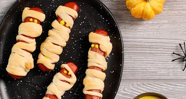 Vegan Mummy Dogs