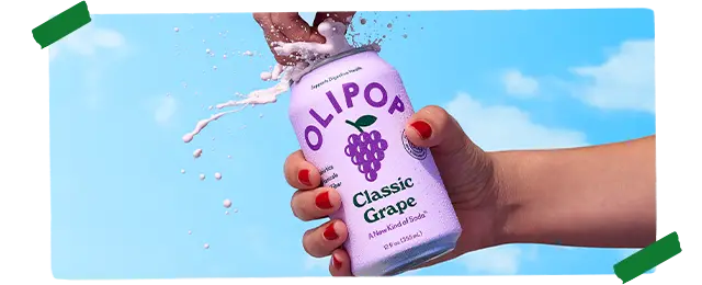 Grape olipop